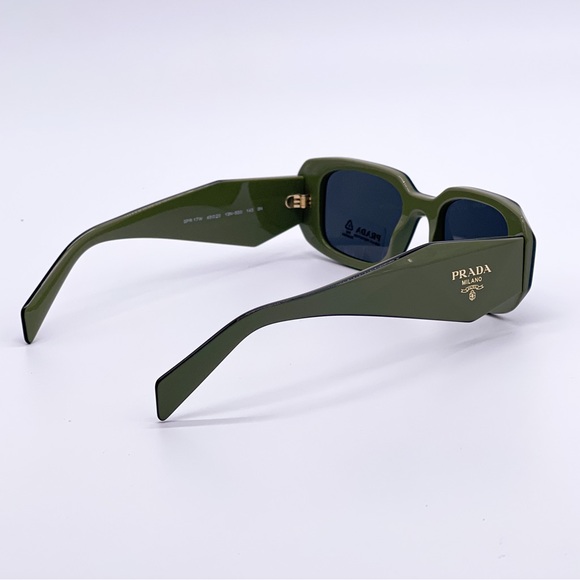 NEW PRADA PR17WS 13N5S0 UNISEX GREEN SUNGLASSES PRADA SPR 17W 13N-5S0 PR 17WS - Picture 9 of 13